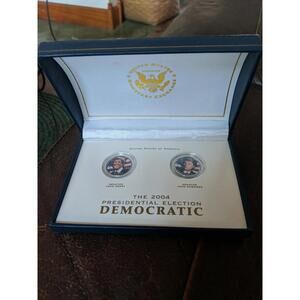 2004 COINS PRESIDENTIAL ELECTION DEMOCRATIC QUARTERS in BOX